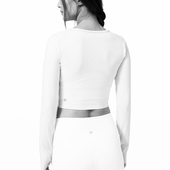 lululemon athletica Tops - Lululemon Ever Elated Cropped Long Sleeve *Nulu